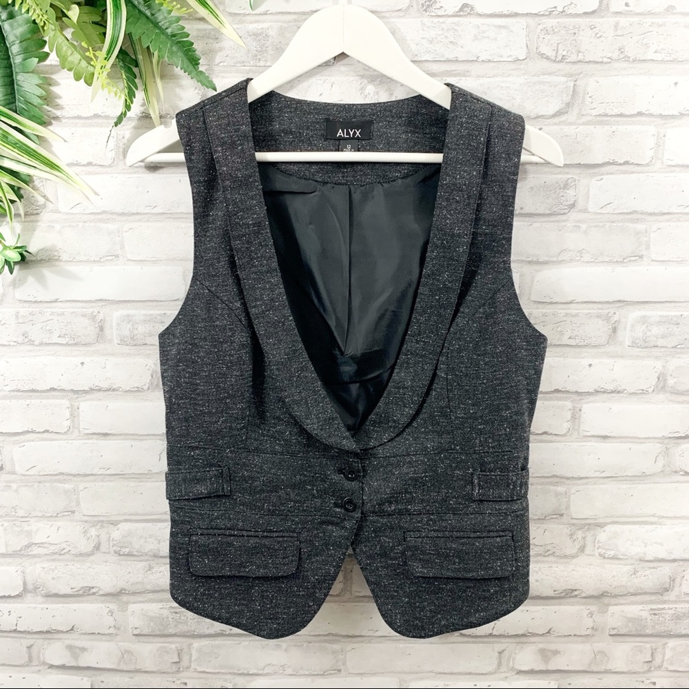 ALYX • Dark Heather Gray Vest Size 12